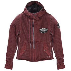 エースカフェロンドン ACE CAFE LONDON 2025年春夏モデル W2 フーディーシースルーメッシュジャケット バーガンディ XLサイズ SS2501MJ HD店
