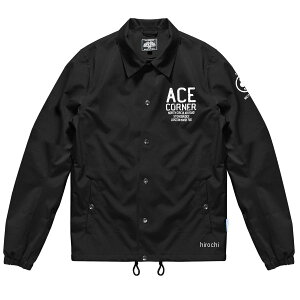 エースカフェロンドン ACE CAFE LONDON 2025年春夏モデル ウォータープルーフコーチジャケット 黒 Lサイズ AS2501WS HD店