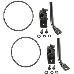 yUSA݌ɂz Rugged Ridge 97N-18N Jeep O[ Textured Black Round Stubby Trail Mirror Kit rug11025.21 HDX