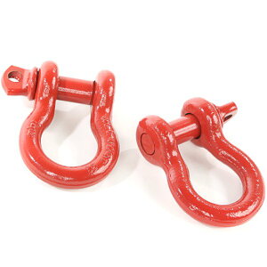 �yUSA�݌ɂ���z Rugged Ridge ���b�h 3/4in D-Shackles rug11235.08 HD�X