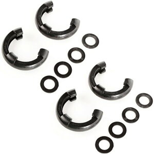 �yUSA�݌ɂ���z Rugged Ridge 3/4in �u���b�N D-Ring Isolator �L�b�g rug11235.60 HD�X