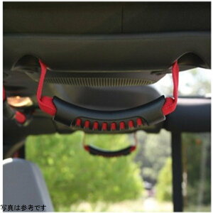�yUSA�݌ɂ���z Rugged Ridge ���A Side Grab Handles Red 07�N-18�N Jeep �����O���[ Unlimited JK rug13305.15 HD�X