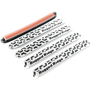 �yUSA�݌ɂ���z Rugged Ridge Elite Dr Hndle Insert Contrast Tread4D 07�N-18�N Jeep �����O���[ JK rug13311.53 HD�X