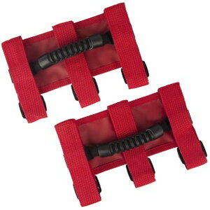 �yUSA�݌ɂ���z Rugged Ridge Ultimate Grab Handles Red 55-20 CJ/Jeep �����O���[ /JT rug13505.03 HD�X