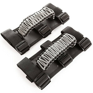 �yUSA�݌ɂ���z Rugged Ridge Paracord Grab Handles Gray/�u���b�N 2�� rug13505.32 HD�X