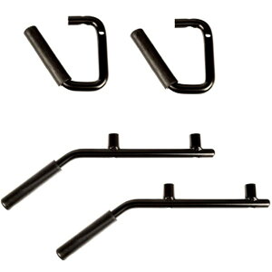 �yUSA�݌ɂ���z Rugged Ridge Steel Grab Handles F/R Kit Black 07�N-18�N Jeep �����O���[ JK/JKU rug13505.40 HD�X