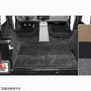 �yUSA�݌ɂ���z Rugged Ridge Deluxe Carpet Kit Black 76-95 Jeep CJ / Jeep �����O���[ Models rug13690.01 HD�X