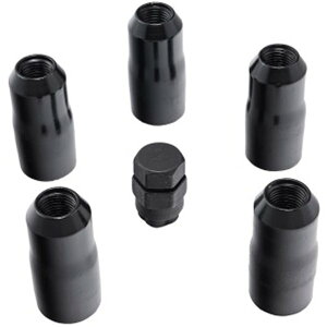 �yUSA�݌ɂ���z Rugged Ridge 18�N-20�N Jeep �����O���[ JL/JLU Black M14-1.5 Wheel Lock Nut Set w/Key rug16715.34 HD�X