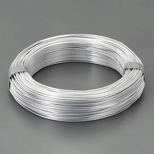 【メーカー在庫あり】 エスコ ESCO 1.0mmx470m アルミ線 (シルバー・1kg) EA951AL-1A HD店