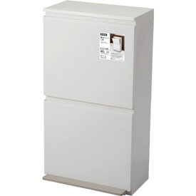 【メーカー在庫あり】 アスベル(株) アスベル 分別ペダル2段ワイド40L 660498 HD店