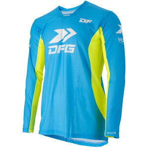 【メーカー在庫あり】 ディーエフジー DFG ワークス ジャージ チャンプ 青/フローイエロー Lサイズ C0435 HD店