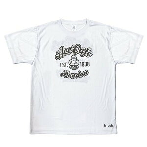 【メーカー在庫あり】 エースカフェロンドン ACE CAFE LONDON 2025年春夏モデル DRY Tシャツ ピンナップガール 白 Mサイズ AA014DT HD店