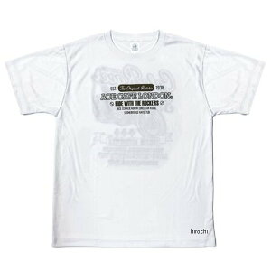 【メーカー在庫あり】 エースカフェロンドン ACE CAFE LONDON 2025年春夏モデル DRY Tシャツ カフェレーサー 白 Sサイズ AA015DT HD店