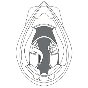 G[W[uC AGV CROWN PAD AX9-NEUTRAL XXL KIT76301999-XXL HDX