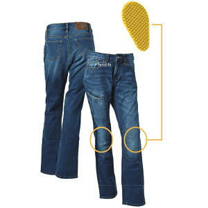 yNewz RIDEZ CY fB[X fj 11.4OZ CORDURA DENIM STRAIGHT TAPERD STONE WASH L SDB2001-S-W-L HDX