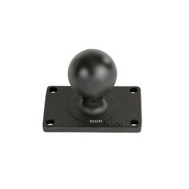 【メーカー在庫あり】 ラムマウント RAM Mounts スクエアベース 4穴P1.5x2.5インチ 1.5インチボール 4550255823924 HD店