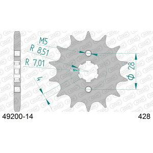 �A�t�@�� AFAM �t�����g�X�v���P�b�g 14T/428 �A�v�����A 04�N-09�N RSV1000R FACTORY RSV1000R �t�@�N�g���[ �� 49200-14 HD�X