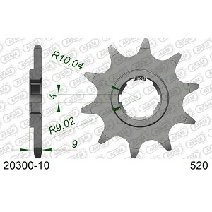 �A�t�@�� AFAM �t�����g�X�v���P�b�g 10T/520 �z���_ 87�N-07�N RS125R 20300-10 HD�X