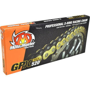 �yUSA�݌ɂ���z ���g�}�X�^�[ Moto-Master MX �`�F�[�� GPX-520G X-RING�A120 �����N�A�S�[���h 1222-0631 HD�X