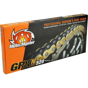 �yUSA�݌ɂ���z ���g�}�X�^�[ Moto-Master MX �`�F�[�� GPXN-520G X-RING�A120 �����N�A�S�[���h 1222-0734 HD�X
