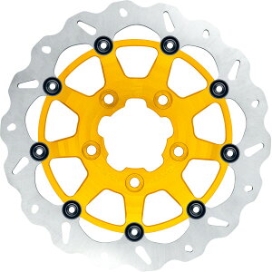 �yUSA�݌ɂ���z GBRAKES �u���[�L���[�^�[ FRONT 13�C���`NB WAVE FLOATING GOLD 1710-4954 HD�X
