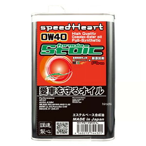 �X�s�[�h�n�[�g SPEEDHEART �t�H�[�~�����X�g�C�b�N �Z�J���h 0W-40 1L 4�� SH-FS2-0W40-1L HD�X