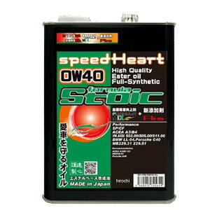 �X�s�[�h�n�[�g SPEEDHEART �t�H�[�~�����X�g�C�b�N 0W-40 4L 4�� SH-FS-0W40-4L HD�X