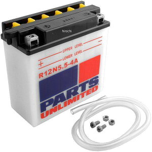 �yUSA�݌ɂ���z Parts Unlimited �o�b�e���[ �J���^ 12V Y12N5.5-4A R12N5.5-4A HD�X
