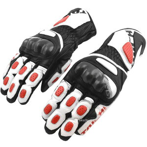 NXT053 RSタイチ RSTaichi GP-X レーシング グローブ 白/赤 Lサイズ NXT0530115L HD店