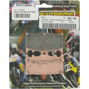 �yUSA�݌ɂ���z EBC �C�[�r�[�V�[ �u���[�L�p�b�h �t�����g 93�N-04�N ZZR600�AZX600E (EX-Performance �V���^�[�h) 1721-0843 HD�X