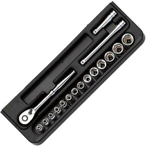 �y���[�J�[�݌ɂ���z KTC ���s�@�B�H�� 6.3sq �\�P�b�g�����`�Z�b�g 6�p(17�_) TB214-KC HD�X