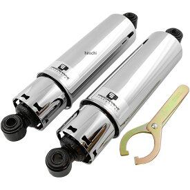 【USA在庫あり】 プログレッシブ PROGRESSIVE ショック 標準硬さ 412 FL/FX 4速 12インチ クローム/カバー付き pgr412-4035C HD店