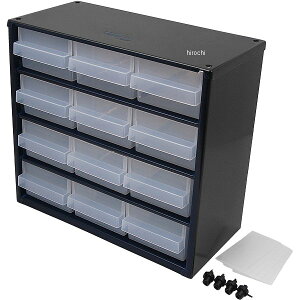 【メーカー在庫あり】 エスコ ESCO 307x150x285mm/3列 4段 パーツキャビネツト 000012033716 HD店
