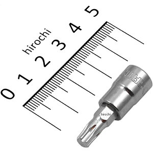 �y���[�J�[�݌ɂ���z �G�X�R ESCO 1/4"sqxT30 TORX�r�b�g�\�P�b�g 000012251330 HD�X