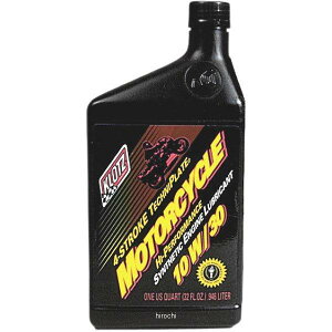 【USA在庫あり】 クロッツ KLOTZ 100%化学合成 4スト エンジンオイル 10W30 1クウォート (946ml) KL-830 HD店