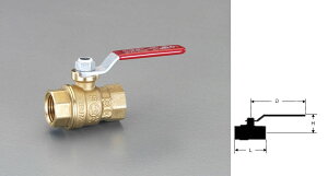 �y���[�J�[�݌ɂ���z �G�X�R ESCO NPT 1 1/4 �{�[���o���u(�^�J��) 000012225178 HD