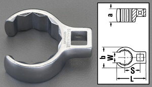 �y���[�J�[�݌ɂ���z �G�X�R ESCO 1/2sqx32mm CROW-RING �X�p�i 000012226812 HD�X