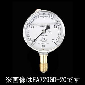 【メーカー在庫あり】 エスコ ESCO 100mm/ 0-10MPa 圧力計(グリセリン入) 000012080096 HD店