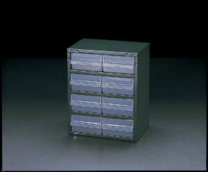 【メーカー在庫あり】 エスコ ESCO 360x250x440mm/2列 4段 パーツキャビネツト 000012033719 HD店