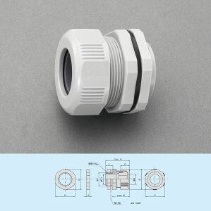�y���[�J�[�݌ɂ���z �G�X�R ESCO 4.5-6.5mm /G1/4 �P�[�u���O���E���h ��R�^ 000012242797 HD