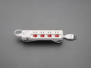 y[J[݌ɂz GXR ESCO AC125V/15Ax 2m ^bv(4EʃXCb`ET[W) EA815GL-333A HDX