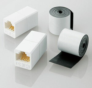 【メーカー在庫あり】 エスコ ESCO LANケーブル中継アダプター(屋外用) EA764BM-6 HD店