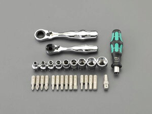 �y���[�J�[�݌ɂ���z EA562WD �G�X�R ESCO [+ Pozi Hex Torx Socket] �Z�b�g(���`�F�b�g�EH�t)