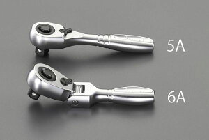 �y���[�J�[�݌ɂ���z EA618JA-6A �G�X�R ESCO 3/8sqx110mm �V���[�g���`�F�b�g�n���h��(��U���^�C�v)