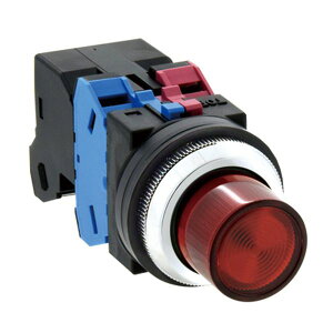 �y���[�J�[�݌ɂ���z �G�X�R ESCO AC200V �����{�^���X�C�b�`(LED�ƌ���) EA940DA-26A HD�X