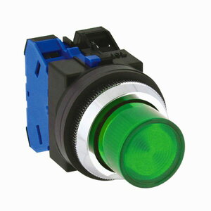 �y���[�J�[�݌ɂ���z �G�X�R ESCO AC/DC24V ���{�^���X�C�b�`(LED�ƌ���) EA940DA-32A HD�X