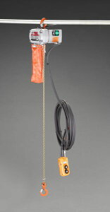 �y���[�J�[�݌ɂ���z �G�X�R ESCO AC100V/200kgx12m �d���`�F�[���u���b�N EA987DD-8 HD�X
