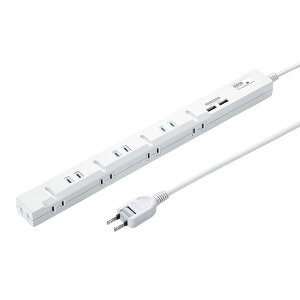�y���[�J�[�݌ɂ���z �G�X�R ESCO AC125V/14Ax3.0m �^�b�v(2Px8/USB�|�[�g�t) 000012339382 HD�X