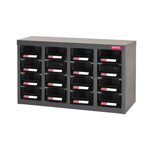 【メーカー在庫あり】 エスコ ESCO 586x222x350mm/4列 4段 パーツキャビネット 000012327216 HD店