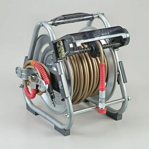 【メーカー在庫あり】 エスコ ESCO 5mmx20m 高圧エアホースリール EA124BX-25 HD店